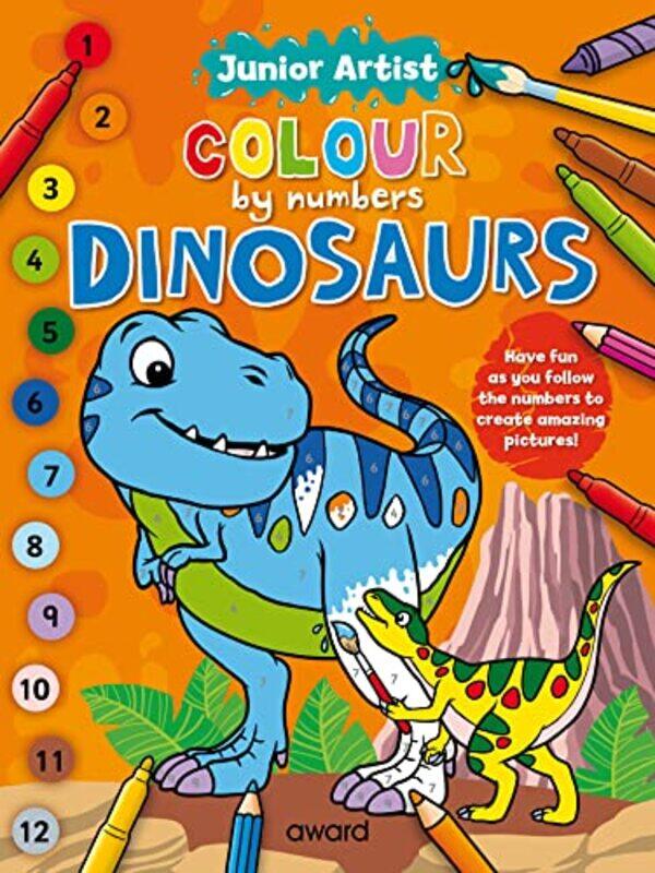 

Junior Artist Colour By Numbers Dinosaurs By Hewitt, Angela -Paperback