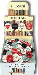 I Love Books Button Box 24 designs120 buttons,Paperback,ByVarious