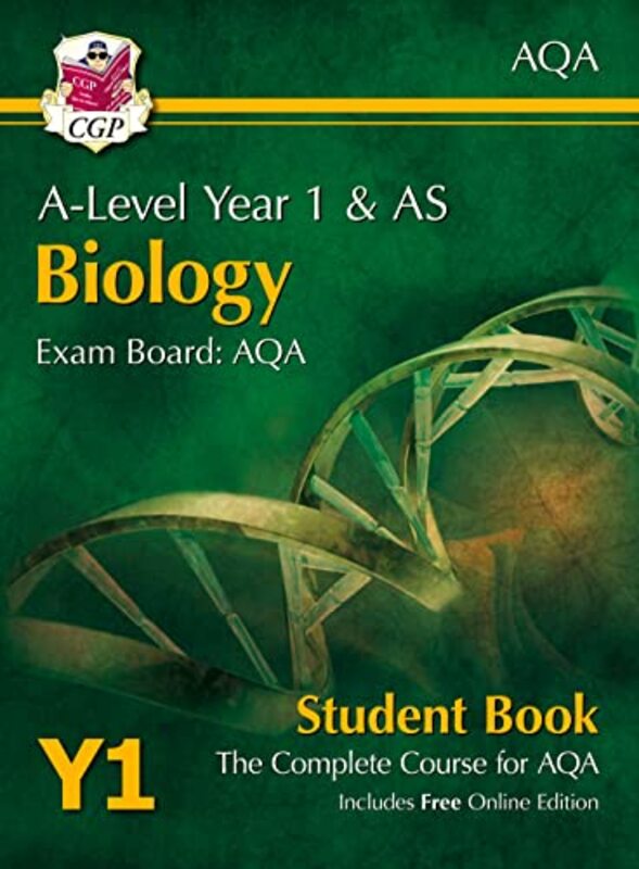 A-Level Biology For Aqa: Year 1 & As Student Book With Online Edition By Cgp Books - Cgp Books Paperback