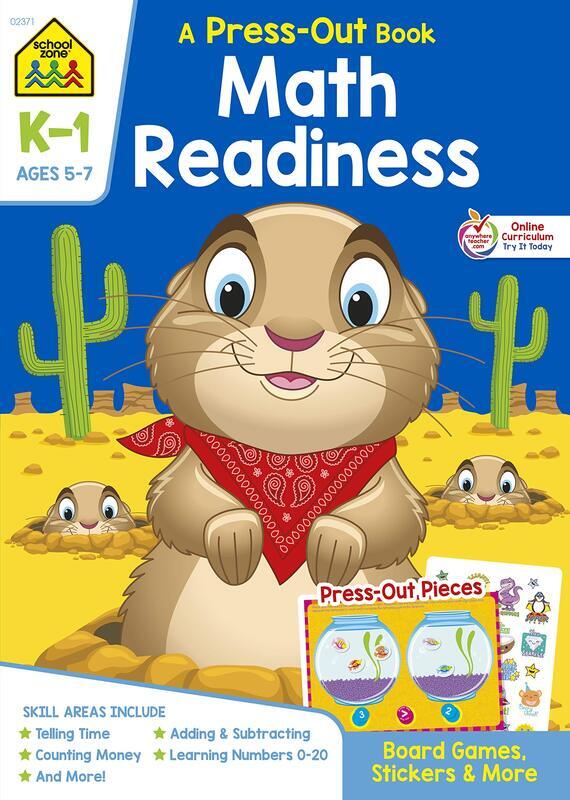 

Math Readiness K-1 Press-Out Book, Paperback Book, By: School Zone