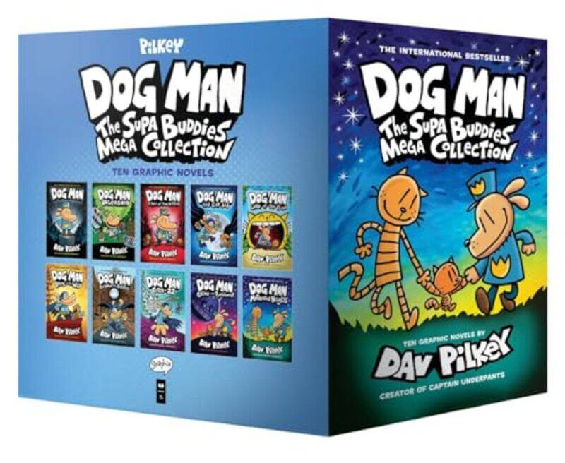 

Bx-Dog Man The Supa Buddies Mega 1-10 By Pilkey Dav - Hardcover
