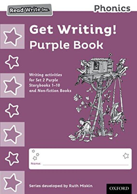 

Read Write Inc. Phonics: Get Writing! Purple Book Pack of 10 Paperback by Ruth Miskin