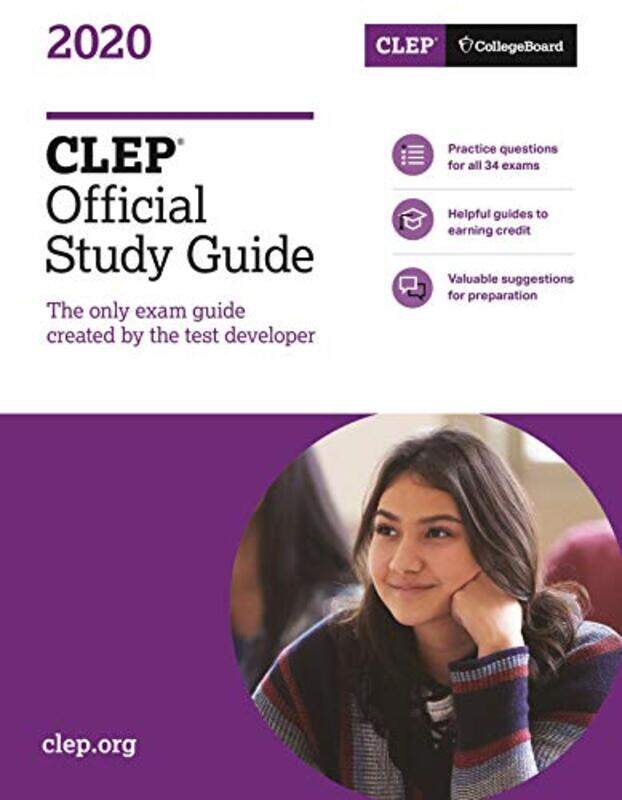 

CLEP Official Study Guide 2020 by Jeffrey C ChenEdward A RubinGary J Cornwall-Paperback