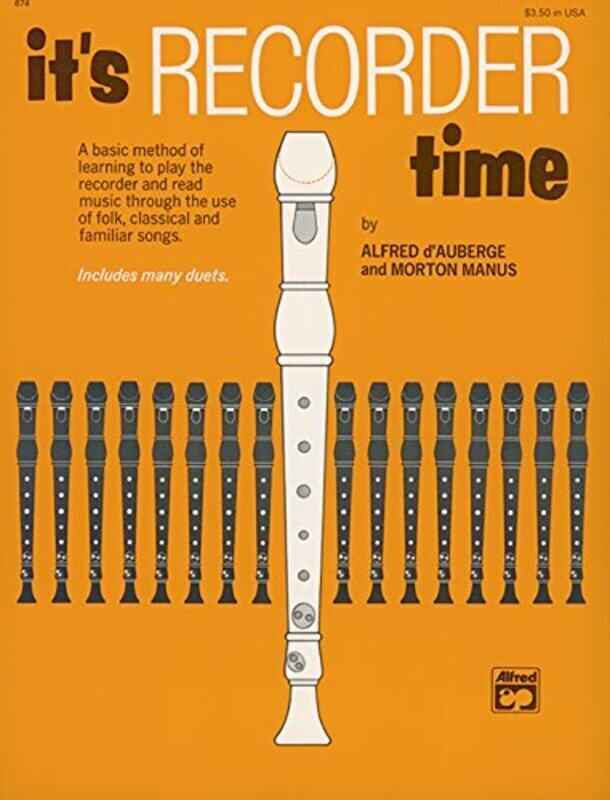 

Its Recorder Time By D'Auberge Alfred - Paperback