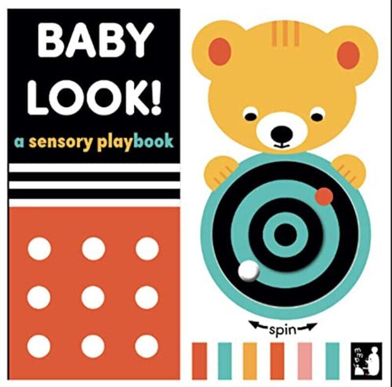 

Baby Look: A sensory playbook,Paperback by Mama Makes Books