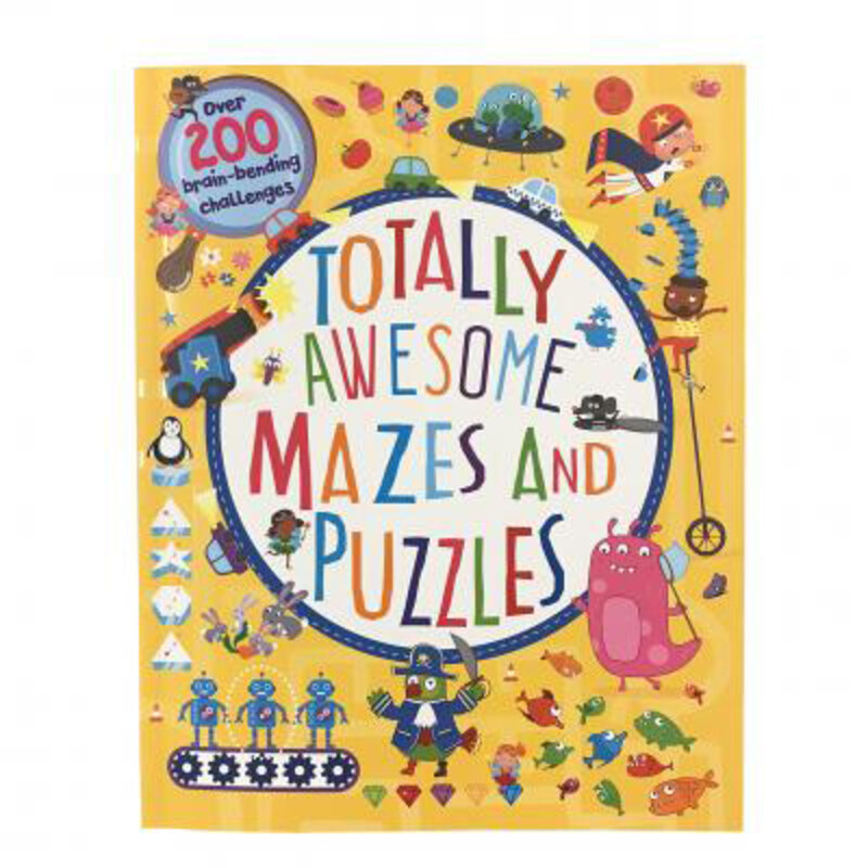 

Totally Awesome Mazes and Puzzles: Over 200 Brain-Bending Challenges, Paperback Book, By: William C Potter