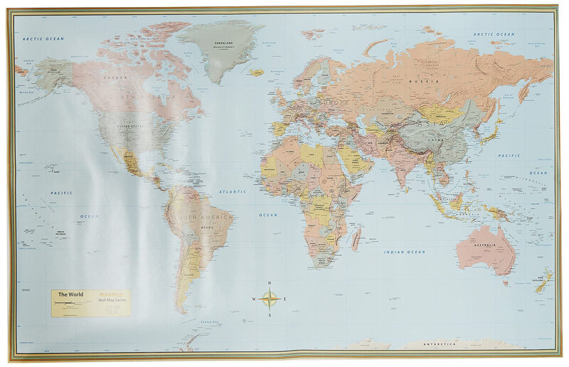 

World Map-Laminated, By: Mapping Specialists