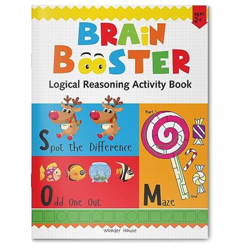 

Preschool Activity Book: Brain Booster Logical Reasoning Activity Book For Kids Paperback by Wonder House Books