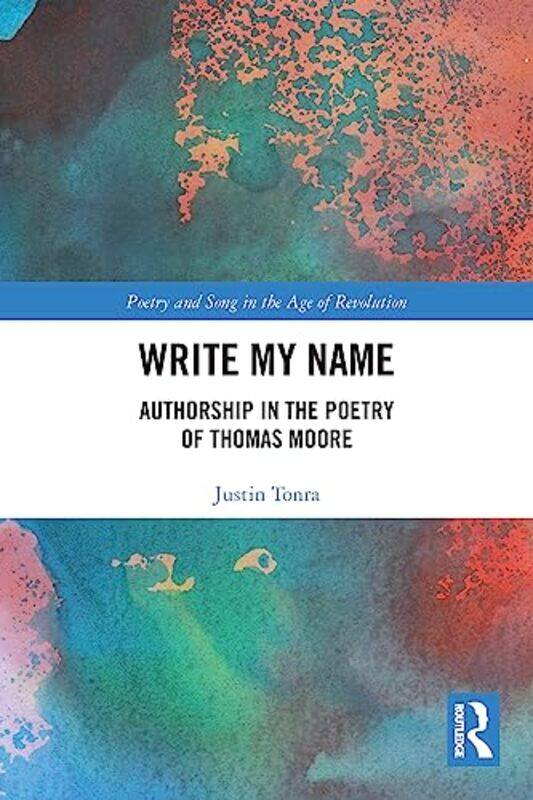 

Write My Name by Justin Tonra-Paperback