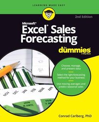 Excel Sales Forecasting For Dummies by Conrad Carlberg-Paperback