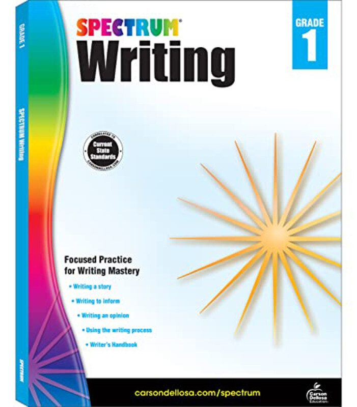 

Writing, Grade 1 New, Paperback Books, By: Spectrum