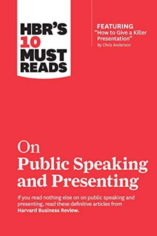 

Hbrs 10 Must Reads On Public Speaking And Presenting By Review Harvard Business Paperback