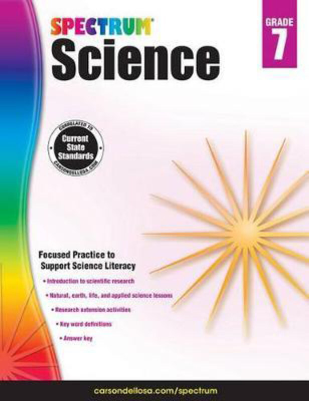 

Spectrum Science, Grade 7, Paperback Book, By: Spectrum