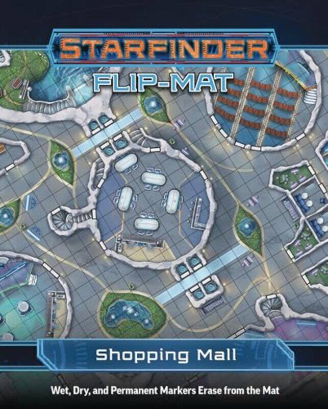 

Starfinder Flip Mat Shopping Mall By Paizo - Paperback