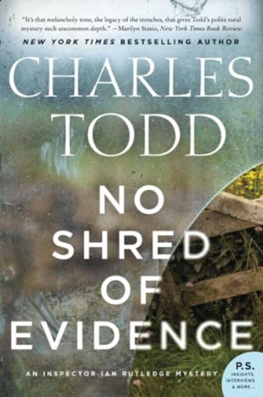 

No Shred of Evidence by Charles Todd-Paperback