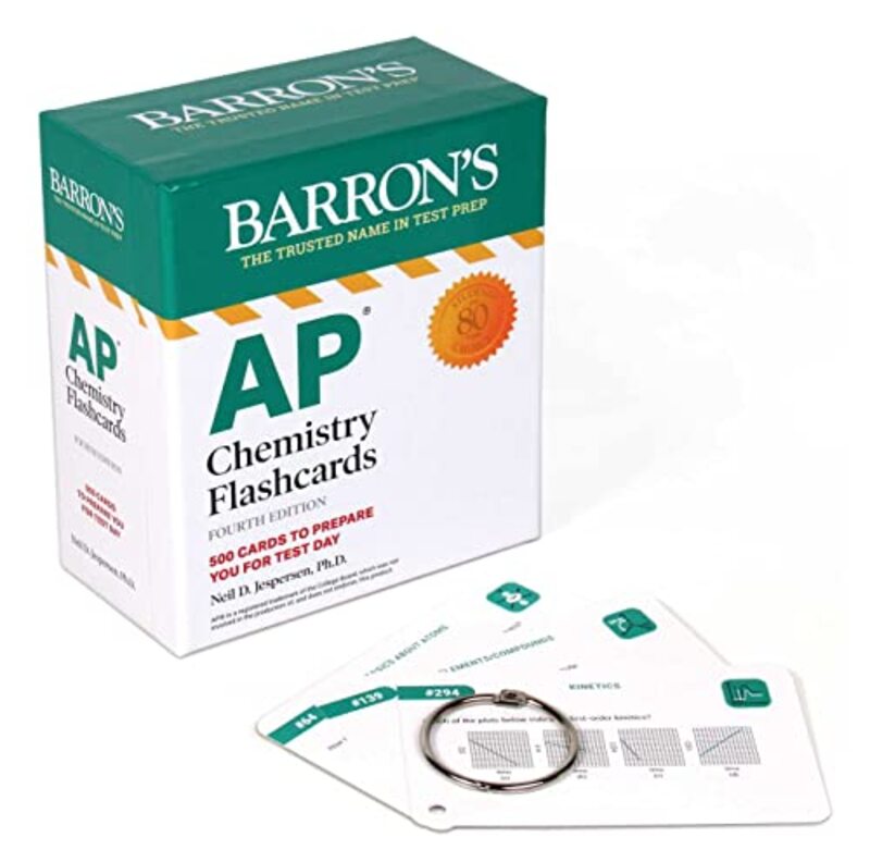 Ap Chemistry Flashcards Fourth Edition Uptodate Review And Practice + Sorting Ring For Custom St by Jespersen, Neil D. Paperback
