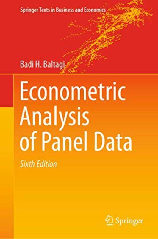 

Econometric Analysis of Panel Data by Badi H Baltagi-Hardcover