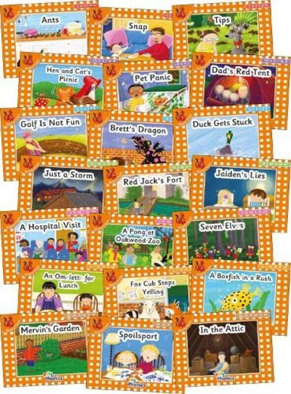 

Jolly Phonics Orange Level Readers Complete Set: in Precursive Letters (British English edition),Paperback by Van-Pottelsberghe, Louise - Smith, Jan