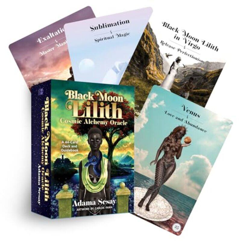 

Black Moon Lilith Cosmic Alchemy Oracle By Sesay Adama - Hardcover