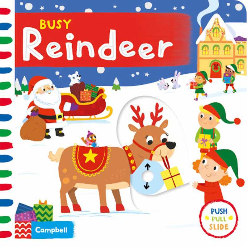 

Busy Reindeer, Board Book, By: Samantha Meredith - Campbell Books