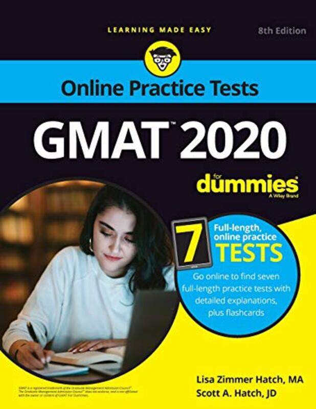 

GMAT For Dummies 2020: Book + 7 Practice Tests Online + Flashcards