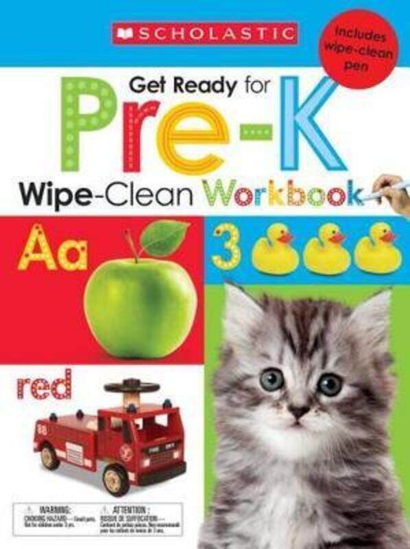 

Wipe-Clean Workbook: Get Ready for Pre-K (Scholastic Early Learners).paperback,By :Scholastic