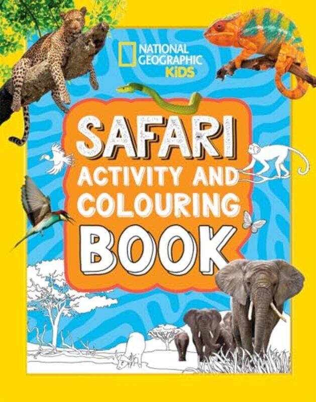 

Safari Activity and Colouring Book by National Geographic Kids-Paperback