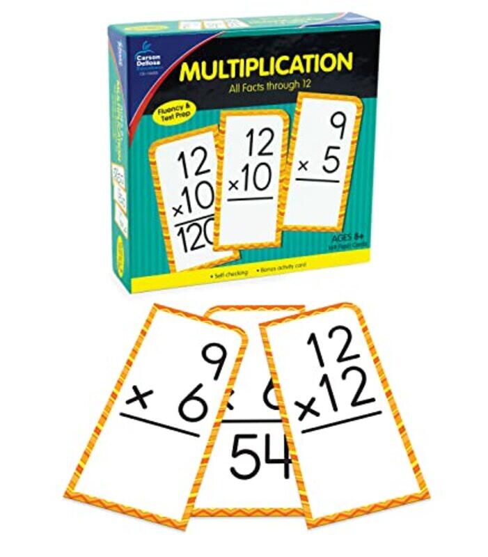 

Multiplication All Facts Through 12 Flash Cards by Carson Dellosa Education , Paperback