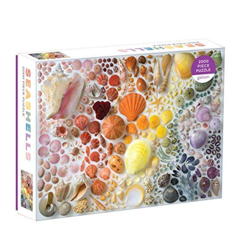 

Rainbow Seashells 2000 Piece Puzzle , Paperback by Galison