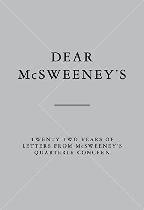 

Dear Mcsweeneys by DANIEL LEVIN BECKER-Paperback