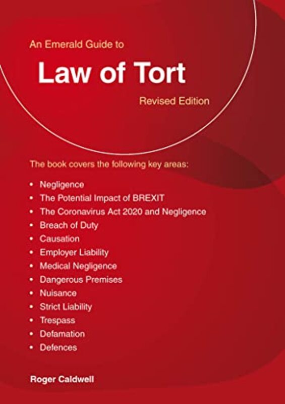 

A Guide to the Law of Tort by Roger Caldwell-Paperback