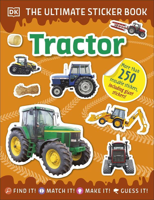 Ultimate Sticker Book Tractor, Paperback Book, By: DK