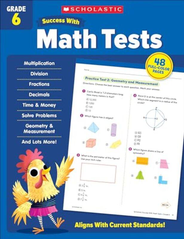

Scholastic Success W Math Tests Grd 6 By Scholastic Teaching - Paperback