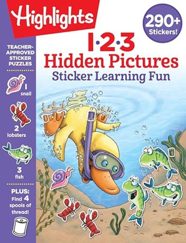 

123 Hidden Pictures Sticker Learning Fun By Stickers - Paperback