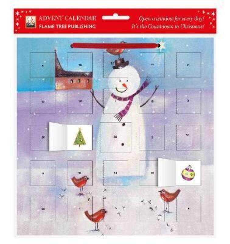 

Snowman and Robin Advent Calendar (with stickers)