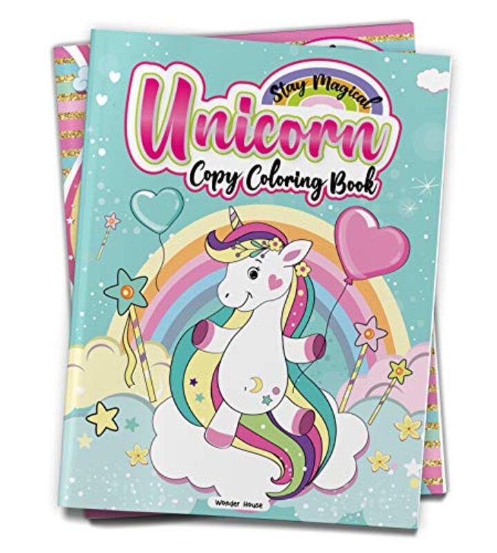 Stay Magical Unicorn Copy Coloring Book: Fun Activity Books For Children Paperback by Wonder House Books