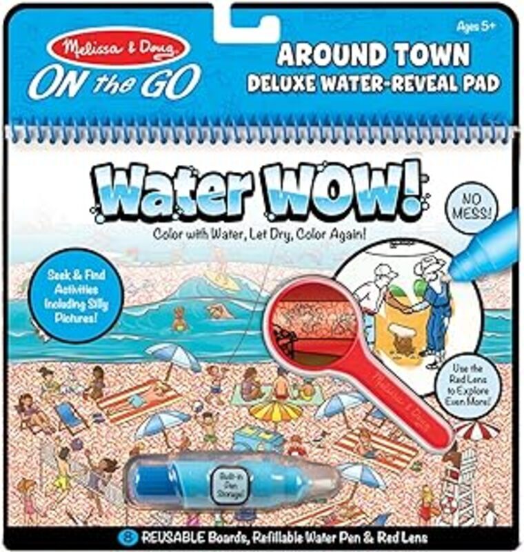 

Water Wow Around Town Deluxe Water Reveal Pad By Melissa & Doug - Paperback