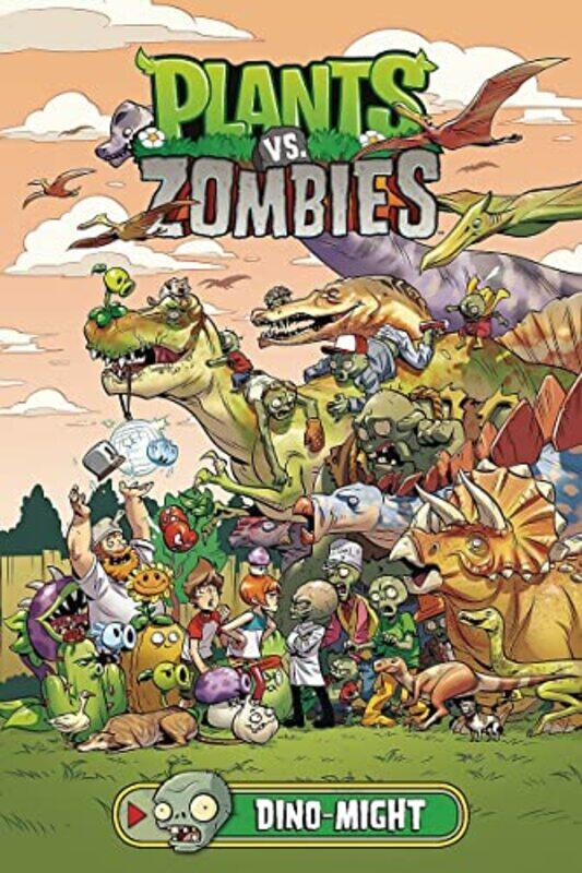 

Plants vs Zombies Volume 12 DinoMight by Paul TobinRon Chan-Hardcover