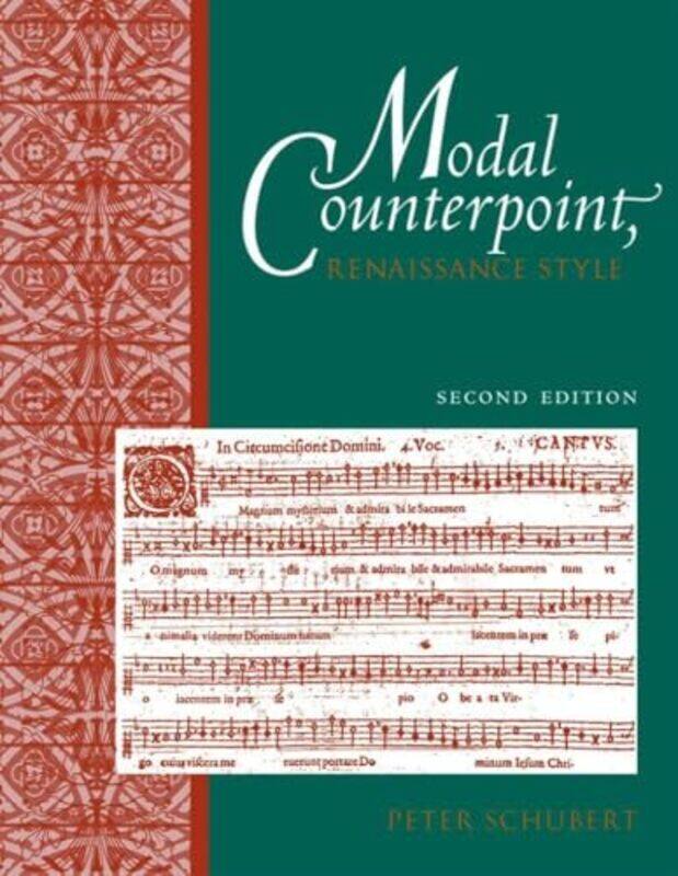 

Modal Counterpoint by Peter Associate Professor in the Faculty of Music, Associate Professor in the Faculty of Music, McGill University, Montreal Schu