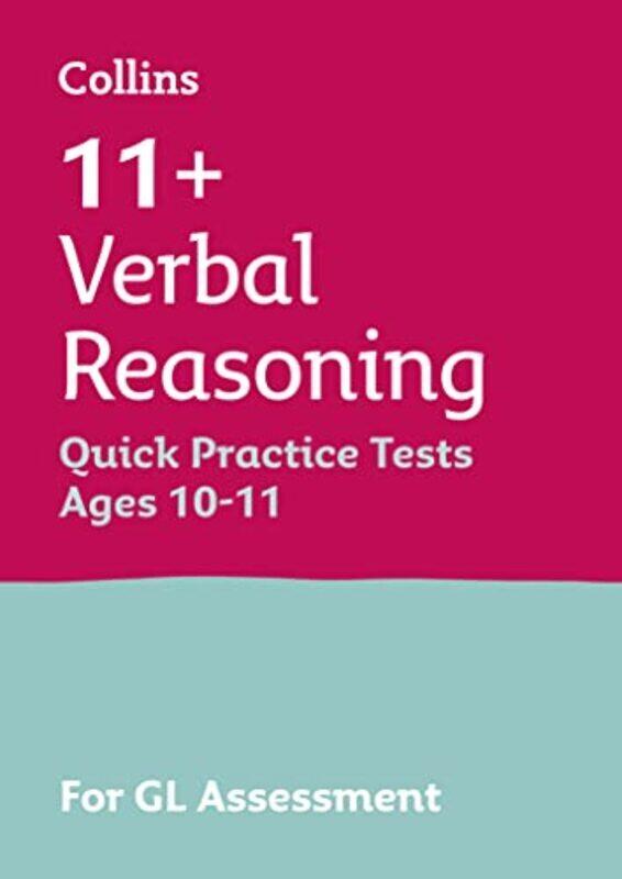 

Collins 11+ Practice 11+ Verbal Reasoning Quick Practice Tests Age 1011 Year 6 For The 2023 Gl By Letts 11+ Paperback