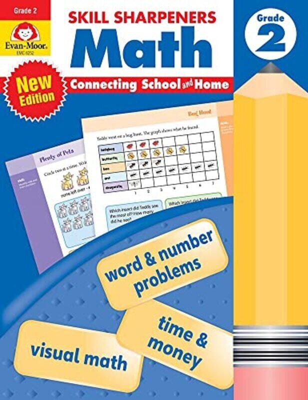 

Skill Sharpeners Math Grade 2 By Evan-Moor Corporation Paperback