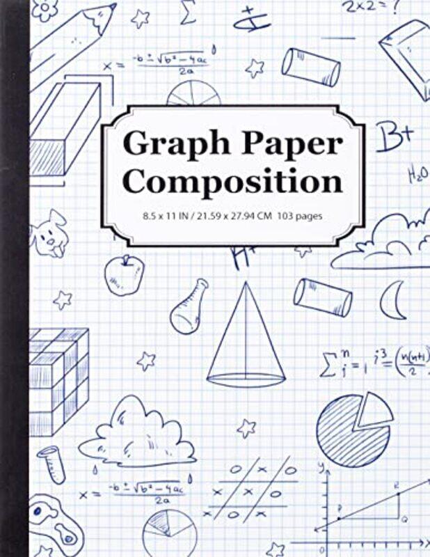 

Graph Paper Composition Notebook: Math & Science Composition Book, Quad Ruled 5x5 Grid Paper, Paperback Book, By: Math Wizo