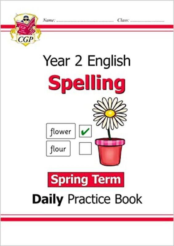 

Ks1 Spelling Daily Practice Book Year 2 Spring Term by CGP Books - CGP Books -Paperback