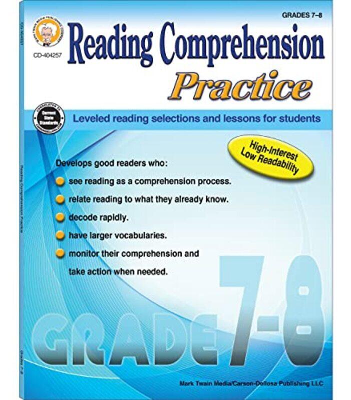 

Reading Comprehension Practice, Grades 7-8 , Paperback by Sitter, Janet P