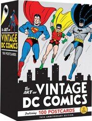 Art of DC Comics: 100 Postcards Paperback by Editors of DC Comics