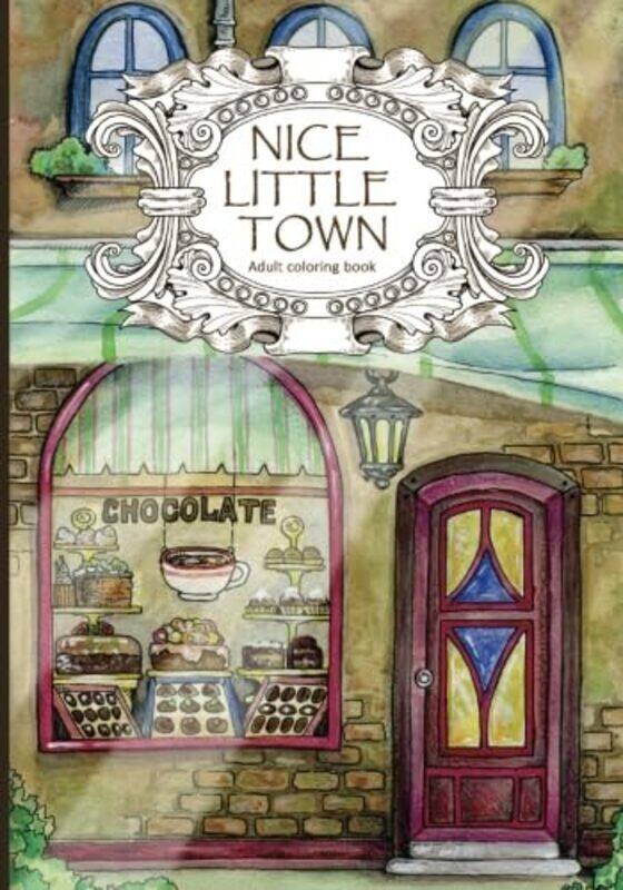 

Adult Coloring Book: Nice Little Town,Paperback by Bogema (Stolova), Tatiana