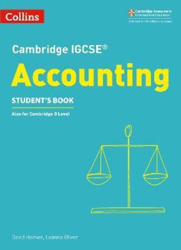 

Cambridge IGCSE (TM) Accounting Student's Book (Collins Cambridge IGCSE (TM)).paperback,By :Horner, David - Oliver, Leanna