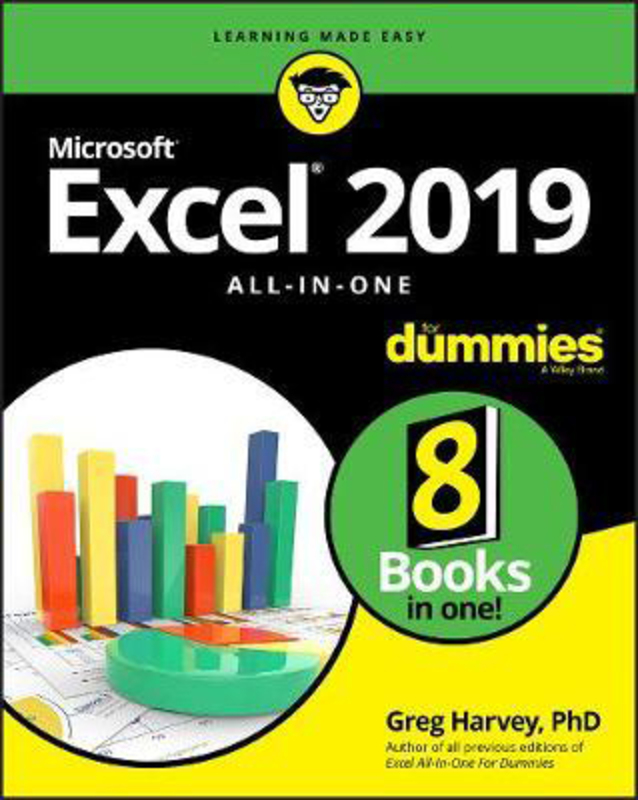 Excel 2019 All-in-One For Dummies, Paperback Book, By: Greg Harvey