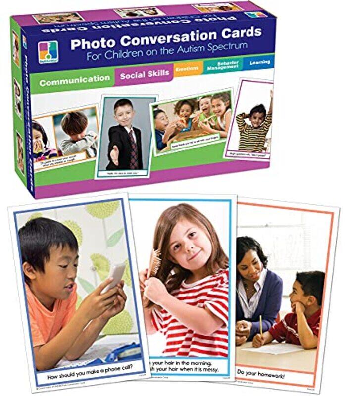 

Photo Conversation Cards For Children On The Autism Spectrum By Flora, Sherrill B -Paperback