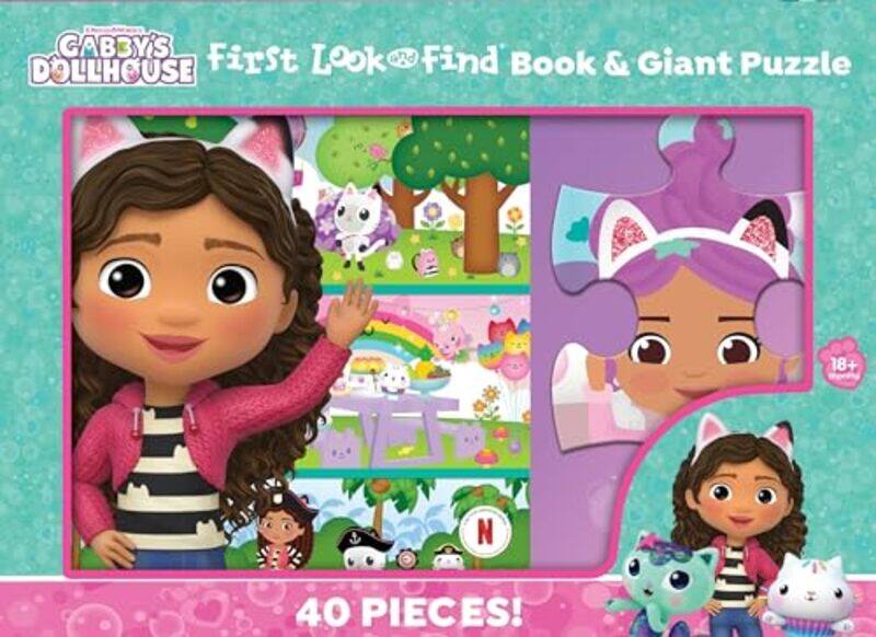 

Gabby First Look and Find Book and Giant Puzzle by P I Kids-Hardcover